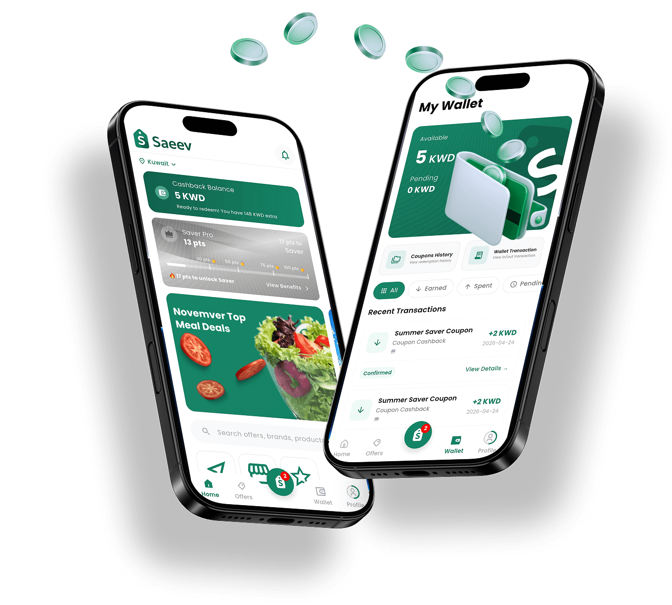 SAEEV app screens
